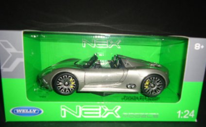 Welly Porsche 918 Spyder Grey