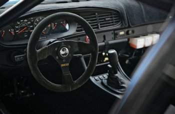 1987 porsche 944 turbo sparco 353 suede steering wheel 05