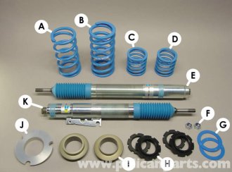 Shown listed here is one-half associated with Bilstein PSS9 system.