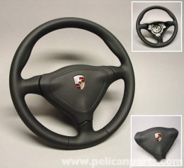 revealed the following is among my favorite steering rims ever, the Porsche factory three-spoke wheel.