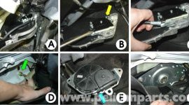 This photo reveals the various measures involved in eliminating the transmission and disconnecting the cable.
