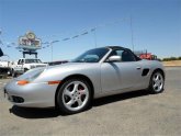 Silver Porsche Boxster