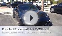2014 Porsche 911 Convertible Escort 9500CI Install with