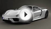 3D model of Porsche 918 Spyder 2015