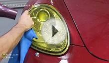 GT Yellow Headlight Protection Tint Film Kit DIY - Porsche
