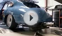 Porsche 356 racecar new engine dyno