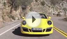 Porsche 911 Carrera GTS Cabriolet Road Driving Video
