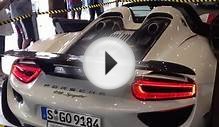 Porsche 918 Spyder in Sydney Revs and photos plus Police 911