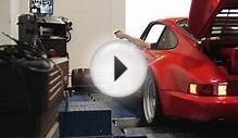 Porsche 930 Turbo Shooting Flames on Dyno
