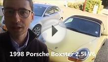 Porsche Boxster Tiptronic 2.5 l 1998 review and test drive