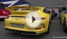 Porsche Cayman GT4 & 991 GT3 - Engine Start up, Accelerations!