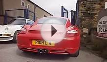 Porsche Cayman with Sports Exhaust. Deeper Sound and more BHP