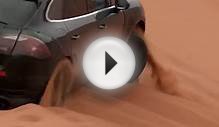 Porsche testing the new Macan SUV in the desert