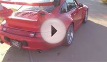 Widebody Porsche 993 GT2 Start Up & Take off